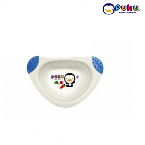 Puku Mini Non Slip Plate P14324 - Blue