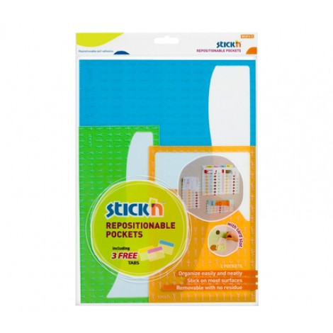 Stick'n Repositionable Pockets 27003 Pocket Pack