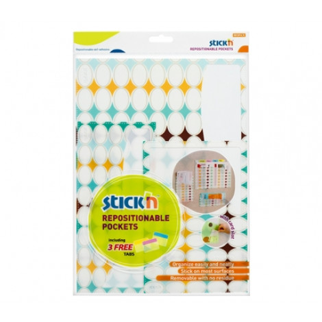 Stick'n Repositionable Pockets 27004 Pocket Pack