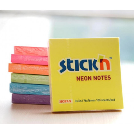 Stick'n 21209 (3 x 3) Neon Blue