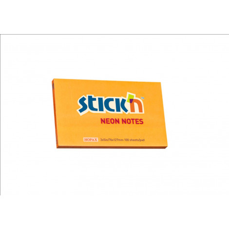 Stick'n 21168 (3 x 5) Neon Orange