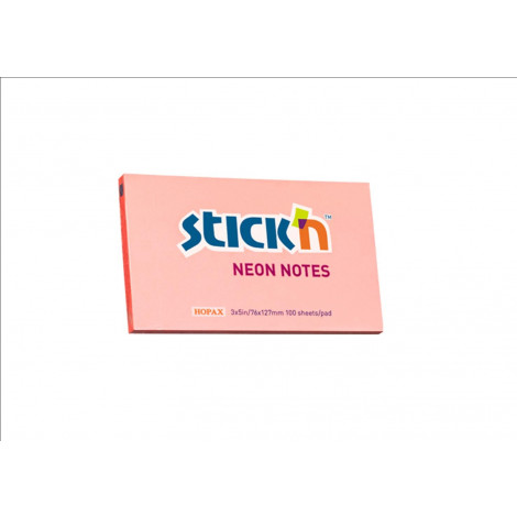 Stick'n 21170 (3 x 5) Neon Pink