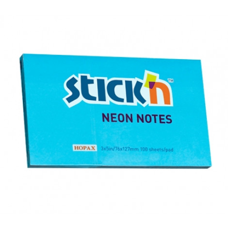 Stick'n 21213 (3 x 5) Neon Blue 