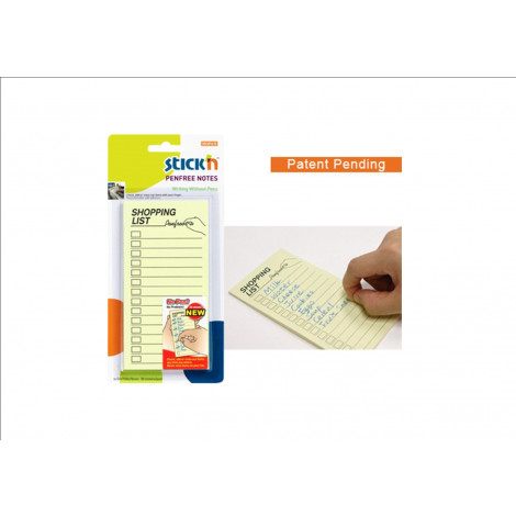 Stick'n Penfree Notes 21495 Shopping List (150 x 76 mm)