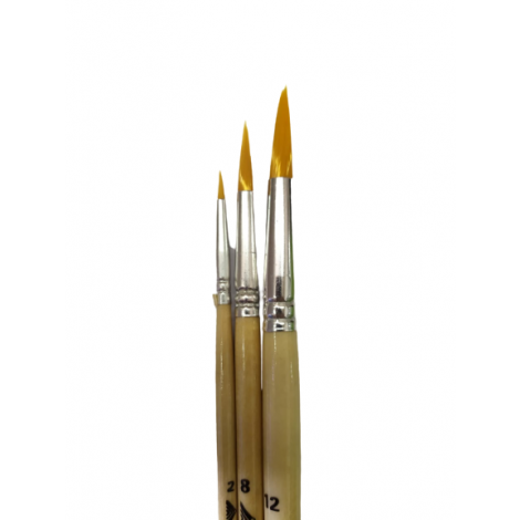 Shining Kuas Gambar -Paint brush set 251-A (set 3) no. 2,8,12