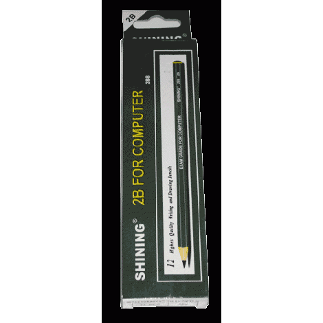Shining Pencil 2B no. 288 Set 12 Pc 