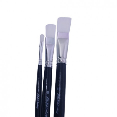 Shining Kuas Gambar - Paint brush set 577 (set 3) no. 2,8,10