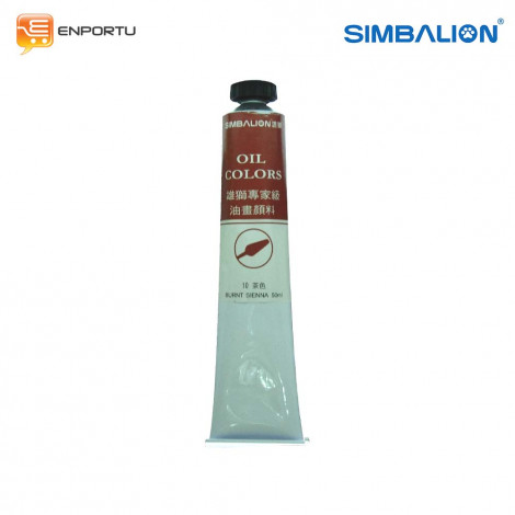Simbalion Oil Color OC 50 ML - 10 Burnt Sienna