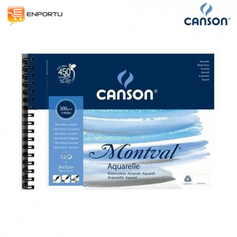 CANSON Montval Water Color Pad 24 x 32 cm 300 GSM