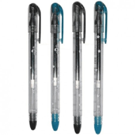 Bensia Pulpen Gel IANO-82 Body Black (1 Lusin)