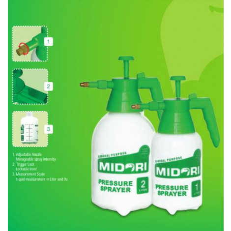 Midori Pressure Sprayer 2 Liter - 1002