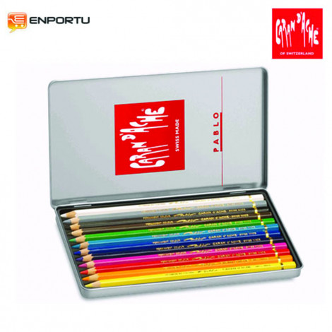 PABLO Pencil Color Metal Box 12 Colors