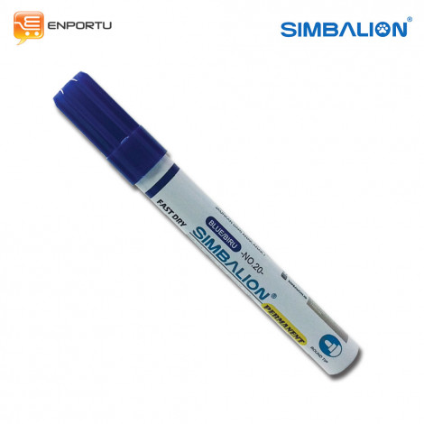 SIMBALION Spidol Permanent Blue