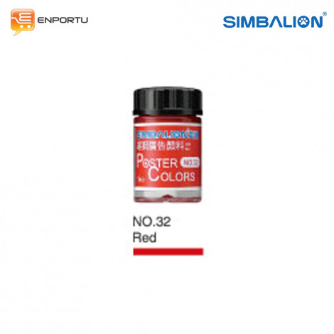 SIMBALION Cat Poster 15cc Individual Colors No.32 Merah