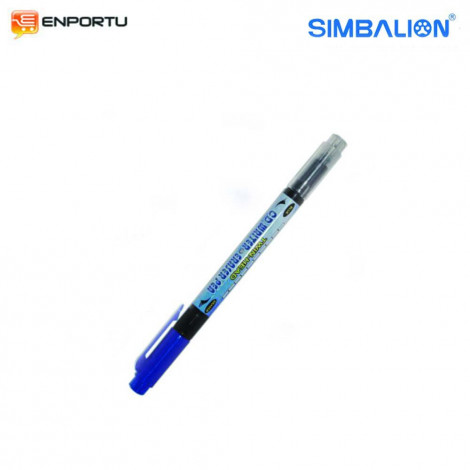 Simbalion CD Writer & Eraser #881 Spidol CD 1 Lusin (12 Pc) - Biru