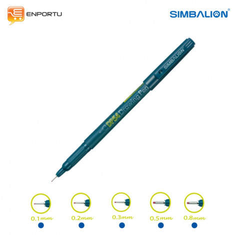Simbalion Drawing Pen Set Blue