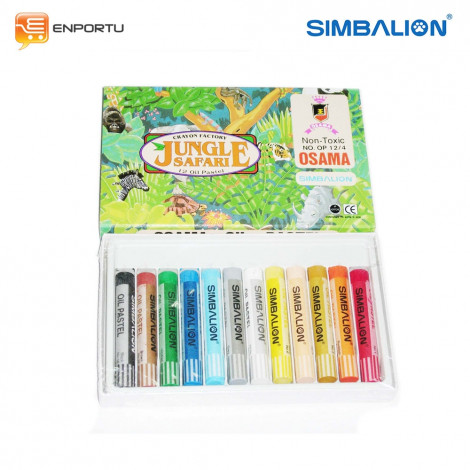Simbalion Oil Pastel Jungle Paper case OP 12W