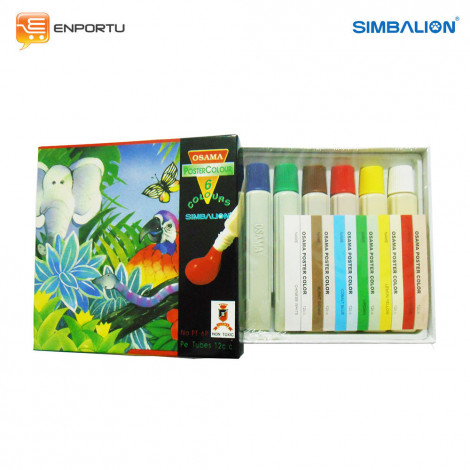 SIMBALION Poster Color 12 cc PT-6P