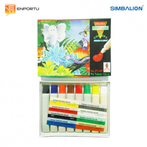 SIMBALION Poster Color 12 cc PT-8P