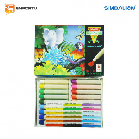 SIMBALION Poster Color 12 cc PT-18P