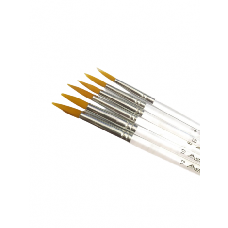 Shining Kuas Gambar - Paint brush set 251-C (set 6) no. 2,4,6,8,10,12