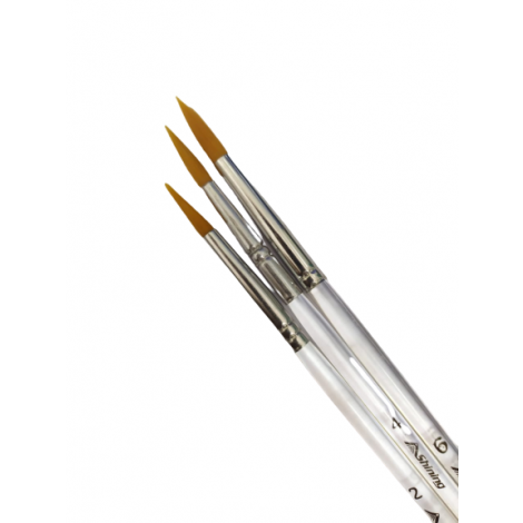 Shining Kuas Gambar - Paint brush set 251-C (set 3) no. 2,4,6