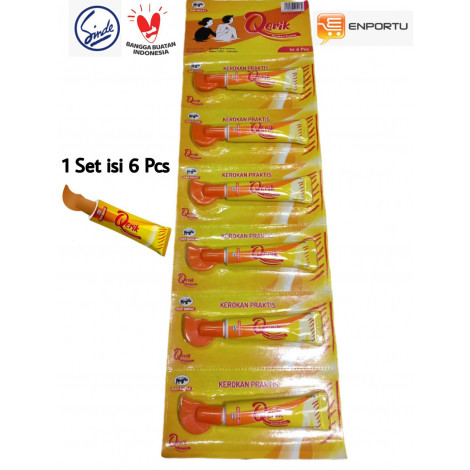 Qerik Aroma Original/ Alat Kerik Praktis Pijat & Kerokan - 8gr /Balsam - 6 pcs