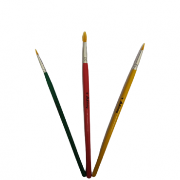 Shining Kuas Gambar - Paint brush set 251-B (set 3) no. 2,4,6