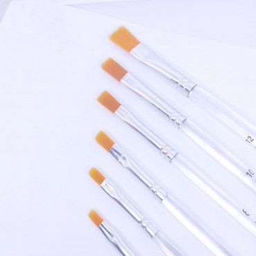 Shining Kuas Gambar - Paint brush set 251-D (set 6) no. 2,4,6,8,10,12