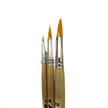 Shining Kuas Gambar -Paint brush set 251-A (set 3) no. 2,8,12