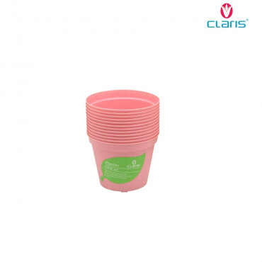 Claris Pot Bibit 6208 (12 Pcs) - Pink