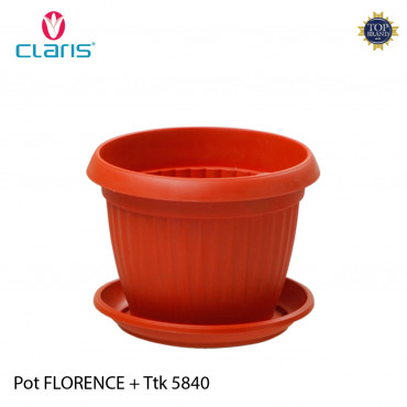 Claris Pot Florence + Tatakan 5840