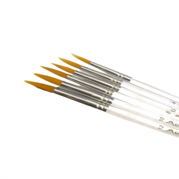 Shining Kuas Gambar - Paint brush set 251-C (set 6) no. 2,4,6,8,10,12