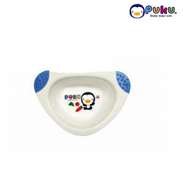 Puku Mini Non Slip Plate P14324 - Blue