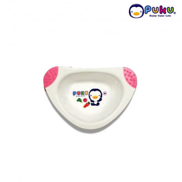 Puku Mini Non Slip Plate P14324 - Pink