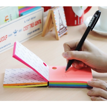 Stick'n Magic Cube 21255 (4 x 3) 7 Colors Desk Notes