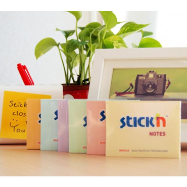 Stick'n 21008 (3 x 4) Pastel Yellow 
