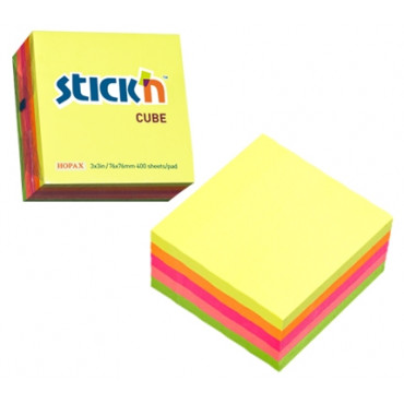 Stick'n 21012 (3 x 3) Rainbow Cube 