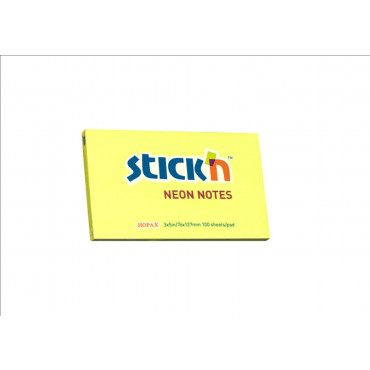 Stick'n 21135 (3 x 5) Neon Yellow