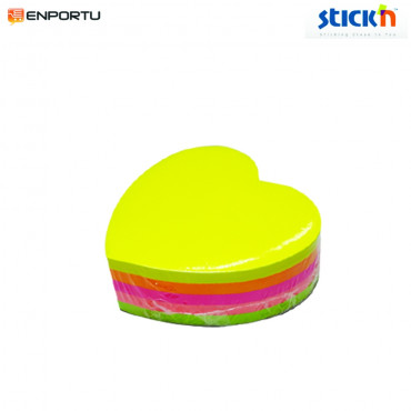Stick'n Neon Die Cut 21356 250's Heart