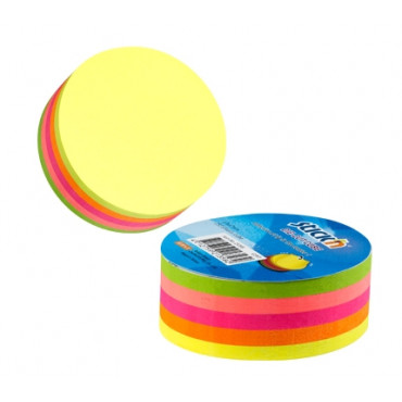 Stick'n Neon Die Cut 21358 250's Circle 