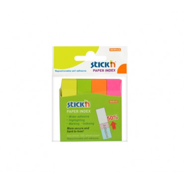 Stick'n Paper Index 21613 (50 x 12 mm) Neon Color