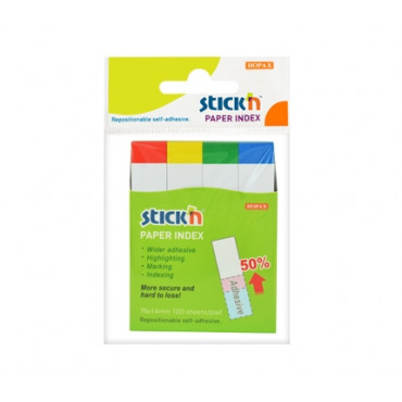 Stick'n Paper Index 21615 (76 x 14 mm) Printed Head