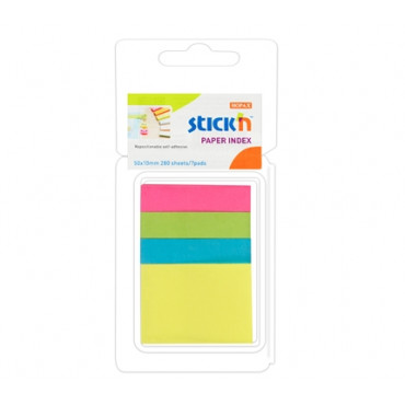 Stick'n Paper INdex 21617 (50 x 10 mm) Neon