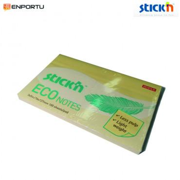 Stick'n Eco Note 21749 (3 x 5) Yellow