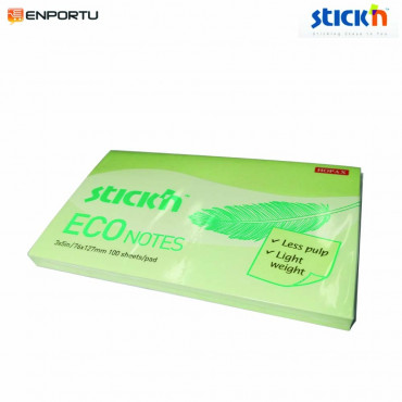 Stick'n Eco Note 21752 (3 x 5) Green