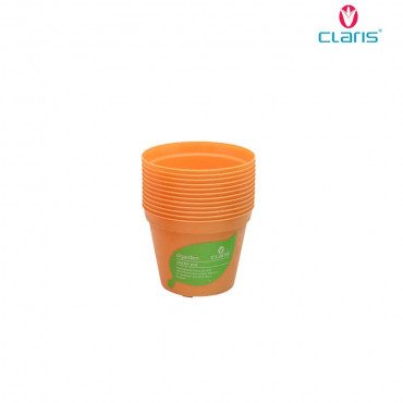 Claris Pot Bibit 6208 (12 Pcs) - Orange