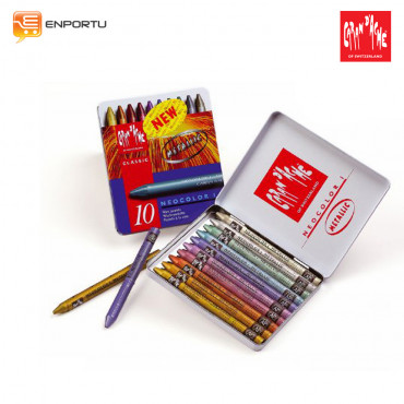 CARAN D`ACHE Neocolor I 10 Metalic Colors