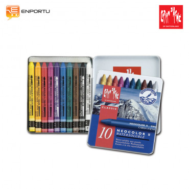 CARAN D`ACHE Neocolor II Metal Box 10 Colors