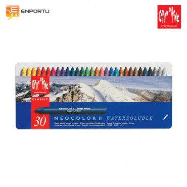CARAN D`ACHE Neocolor II Metal Box 30 Colors